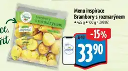 Albert Menu inspirace Brambory s rozmarýnem nabídka