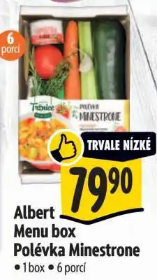 Albert Albert Menu box Polévka minestrone nabídka