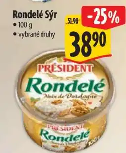 Albert Rondelé sýr nabídka