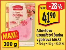 Albert Albertovo Uzenářství Šunka výběrová MAXI nabídka