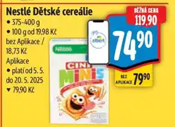 Albert Nestlé Dětské cereálie nabídka