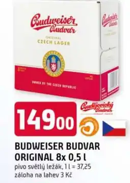 Trefa Budweiser budvar original nabídka
