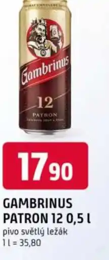 Trefa GAMBRINUS PATRON 12 nabídka
