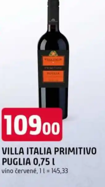 Trefa Villa italia primitivo puglia nabídka