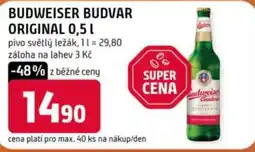 Trefa Budweiser budvar original nabídka