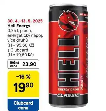 Tesco Hell energy nabídka