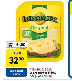 Tesco Leerdammer plátky nabídka