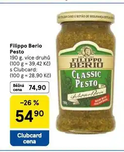 Tesco Filippo berio pesto nabídka