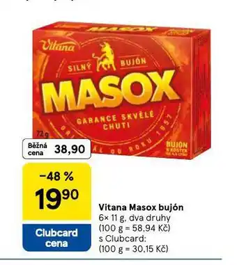 Tesco Vitana masox bujón nabídka