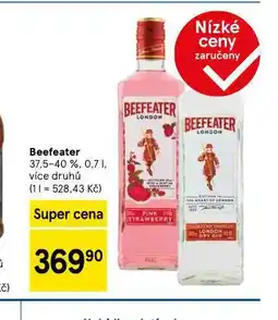 Tesco Beefeater nabídka