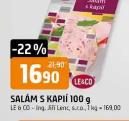 Trefa Salám s kapií nabídka