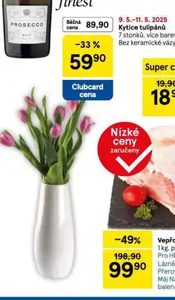 Tesco Kytice tulipánů nabídka