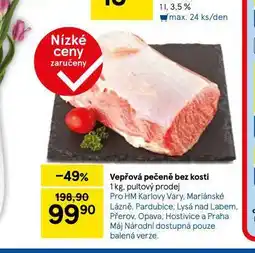 Tesco Vepřová pečeně bez kosti nabídka