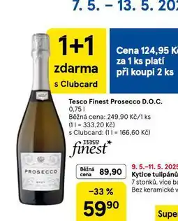 Tesco Prosecco nabídka