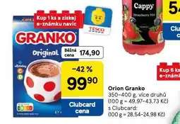 Tesco Orion granko nabídka