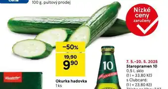 Tesco Okurka hadovka nabídka