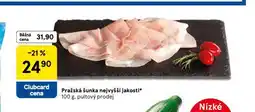 Tesco Pražská šunka nejvyšší jakosti nabídka