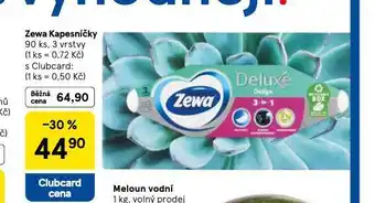 Tesco Zewa kapesníčky nabídka