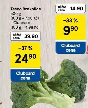 Tesco Brokolice nabídka