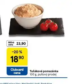 Tesco Tuňáková pomazánka nabídka