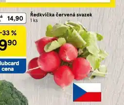Tesco Ředkvička červená nabídka
