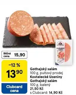 Tesco Gothajský salám nabídka