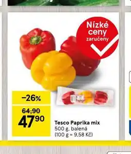 Tesco Paprika mix nabídka