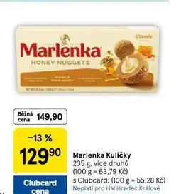 Tesco Marlenka kuličky nabídka