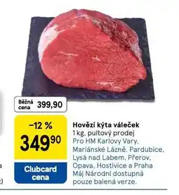 Tesco Hovězí kýta váleček nabídka