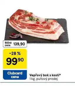 Tesco Vepřový bok s kostí nabídka
