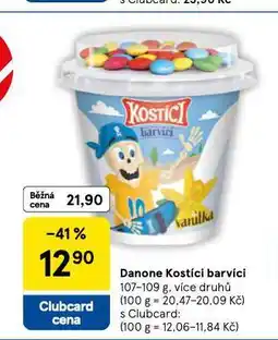Tesco Danone kostíci barvíci nabídka