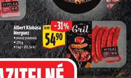 Albert Masová klobása merguez nabídka