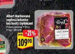 Albert Marinovaná vepřová krkovice bez kosti s bylinkami nabídka