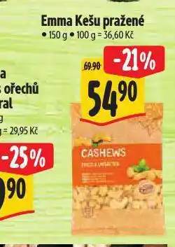 Albert Emma kešu nabídka