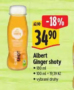 Albert Ginger shoty nabídka