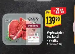 Albert Vepřová plec bez kosti nabídka