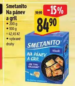 Albert Smetanito sýr na pánev a gril nabídka