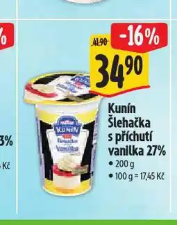 Albert Kunín šlehačka s příchutí nabídka