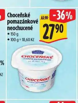 Albert Choceňské tradiční pomazánkové nabídka