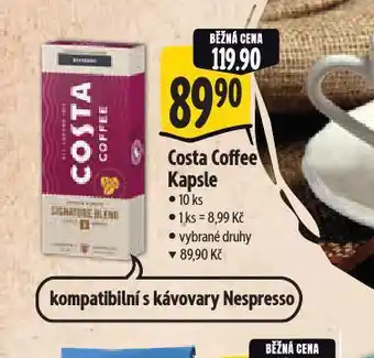 Albert Costa coffee kávové kapsle nabídka
