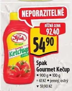 Albert Spak gourmet kečup nabídka