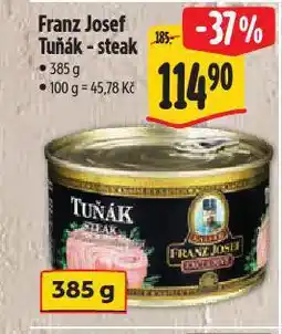 Albert Franz josef tuňák steak nabídka