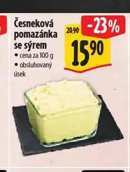 Albert Česneková pomazánka nabídka