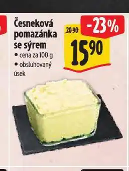 Albert Česneková pomazánka nabídka