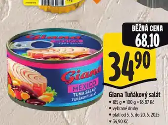 Albert Giana tuňákový salát nabídka