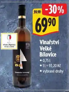 Albert Vinařství velké bílovice nabídka