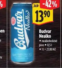 Albert Pivo budvar nealko nabídka