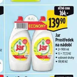 Albert Jar prostředek na mytí nádobí nabídka
