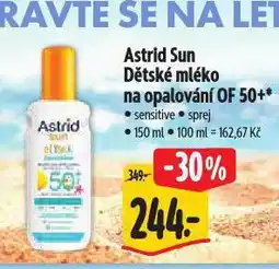 Albert Astrid sun mléko na opalování nabídka