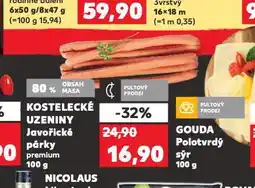 Kaufland Javořické párky nabídka